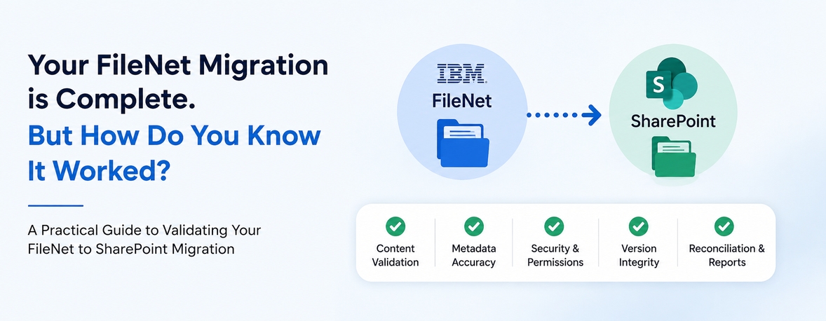 A Practical Guide to Validating your FileNet to SharePoint Migration - ECM Addons