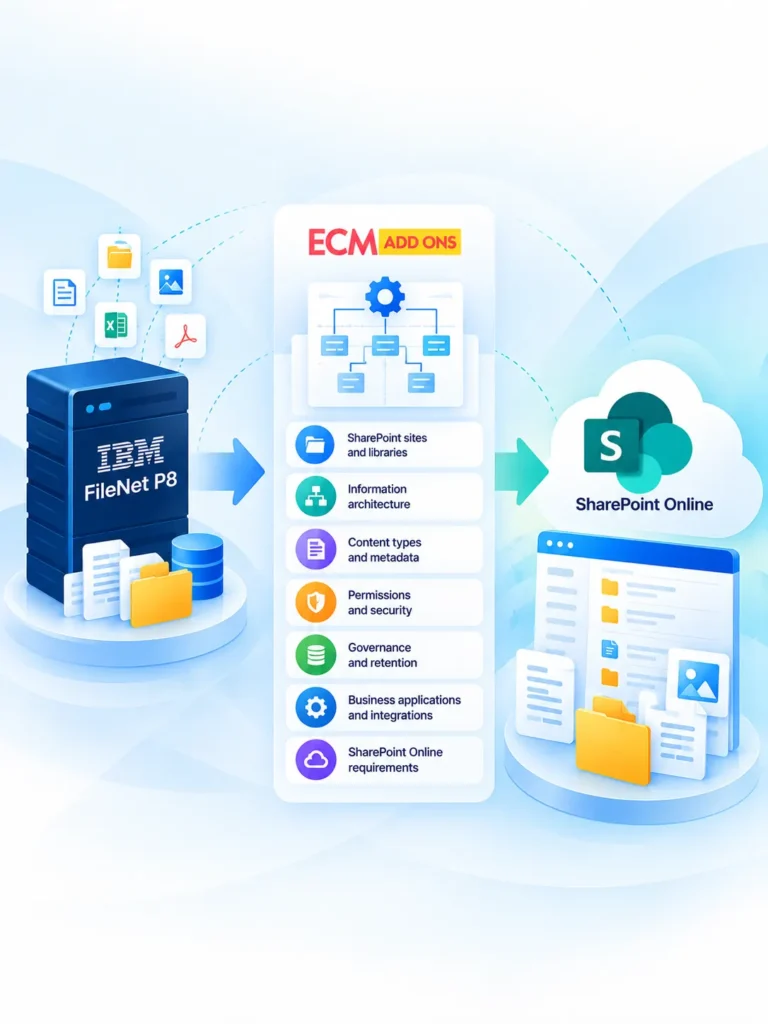 FileNet P8 to SharePoint Migration - Architecture - ECM Addons