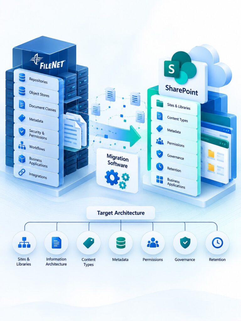 FileNet to SharePoint Migration - Right Target Architecture